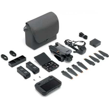 DJI - Mavic 3 Pro Fly More Combo Drone and RC Pro Remote Control with Built-in Screen - Gray